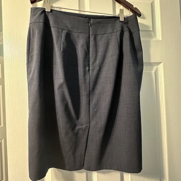 Banana Republic Navy Blue Suit Skirt Size 12 - Picture 2 of 6